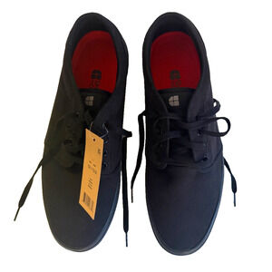 Shoes For Crews Merlin Canvas Work Sneakers Non-Slip Black Men’s 12 / Women's 13